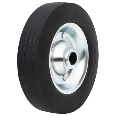 Gossi roata pentru jockey, Ø20x5 cm, cauciuc masiv si otel