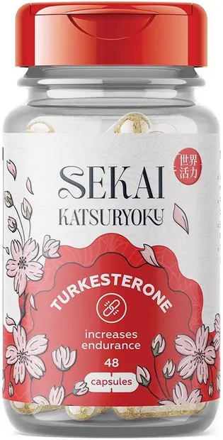 Turkesteron, 48 capsule, Sekai Katsuryoku
