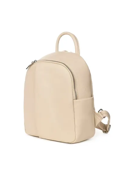 Rucsac din piele naturala Angelo - Crem
