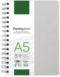 Caiet de schite Drasca Drawing book, 190g, 50 file, A5