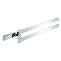 Bara de prosop dubla Grohe Selection Cube 40768000, Crom