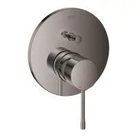 Baterie dus Grohe Essence New OHM 24058A01, montare pe perete, incastrata, cartus ceramic, diverter, necesita corp incastrat, Antracit