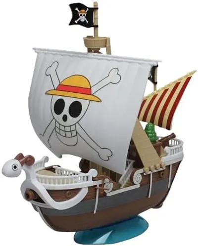 Model de asamblat Bandai Animation: One Piece - Going Merry (Grand Ship Collection), 15 cm