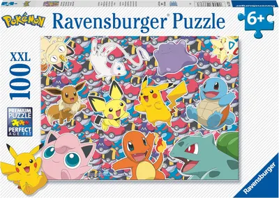 Puzzle Ravensburger din 100 XXL de piese - Pokemon