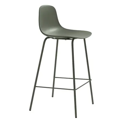 Scaun de bar kaki din plastic (înălțime șezut 67,5 cm) Whitby – Unique Furniture