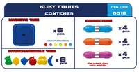 Set magnetic primar Kliky - Fructe