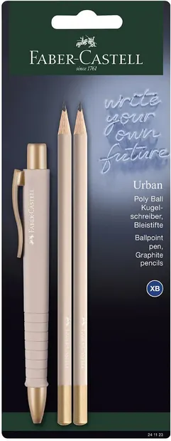 Pix Faber-Castell Urban - Roz deschis, cu două creioane