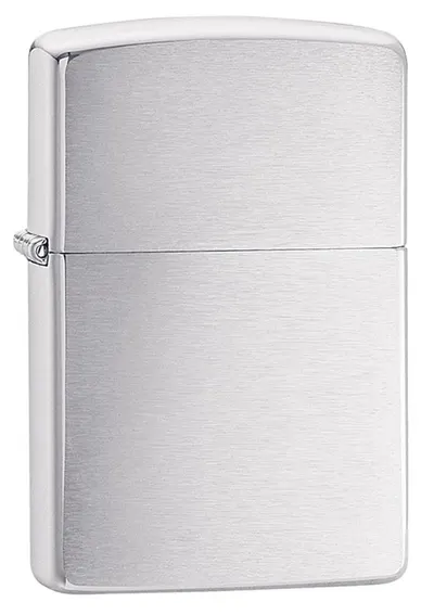 Bricheta Zippo Brushed Chrome - clasica, pentru personalizare