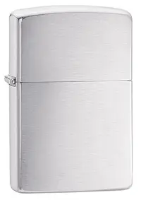 Bricheta Zippo Brushed Chrome - clasica, pentru personalizare