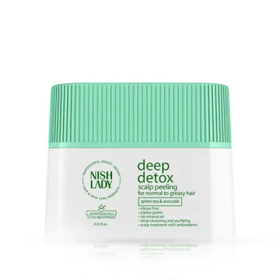 Masca/scrub pentru scalp - NISH LADY - DEEP DETOX - 275 ml