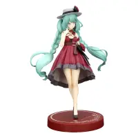 Figurina Hatsune Miku Trio-Try-iT PVC - Hatsune Miku Outing Dress Red Color Ver. 19 cm