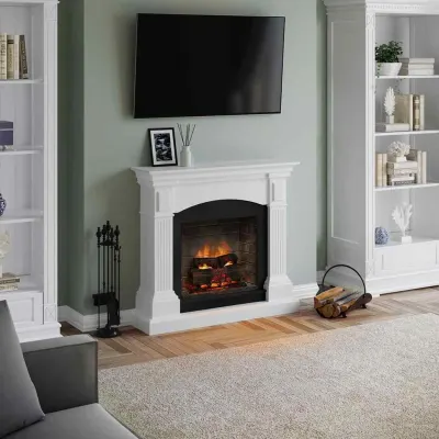 Magna Pure White semineu electric PowerFlame 2