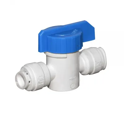 Robinet de trecere Waterline cu bila conexiuni 3 8 quick BCV-0606