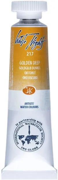 Vopsea de acuarelă Paleta Nevskaya Leningrad Nopti albe - 217, Auriu întunecat, 10 ml