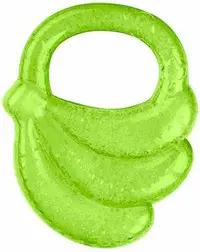Jucărie de dentiție pentru bebeluși Babyono - Banană, verde