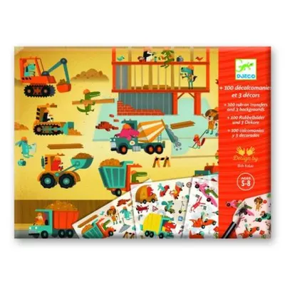 Joc creativ Transferuri cu vehicule, Djeco