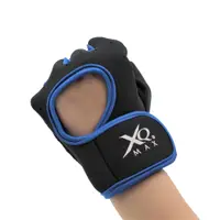 Mănuși ciclism XQ Max, fără degete, culoarea albastru, închidere cu velcro, mărime L/XL