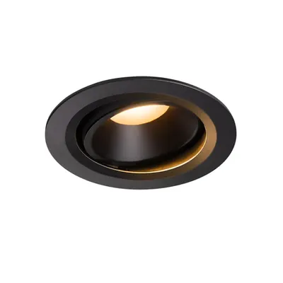 Spot incastrat, NUMINOS MOVE L Ceiling lights, black Indoor LED recessed ceiling light black/black 2700K 40° rotating and pivoting