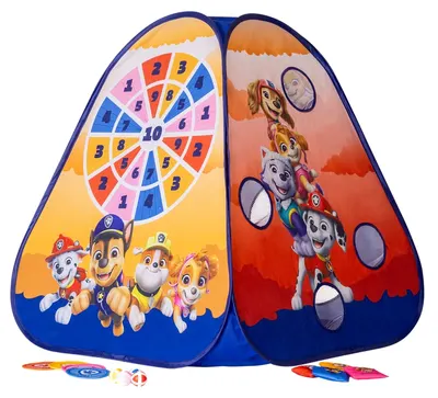 Cort de joacă pentru copii 3 în 1 Micki - Paw Patrol, 85 x 85 x 90 cm