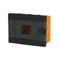 Plastic Box For Flush Mnt. 6 Way (2-6), Negru