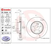 Disc frana BREMBO 09.D526.13