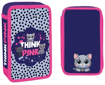 Neceser cu accesorii S. Cool Cat - 2 fermoare, 29 piese