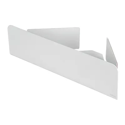 Raft pentru baie alb autoadeziv/pentru colț cu Turbo-Loc din oțel inoxidabil Lizan – Wenko