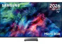 Televizor Micro RGB Samsung 190 cm (75inch) MRE75R95HATXXH, Ultra HD 4K, Smart TV, WiFi, CI+