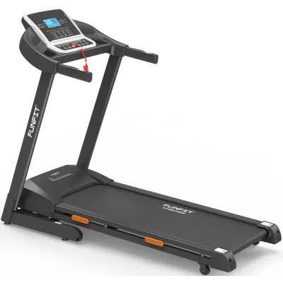 Banda de alergare electrica FUNFIT V3, display LCD, 12 programe de antrenament, lungime 175 cm