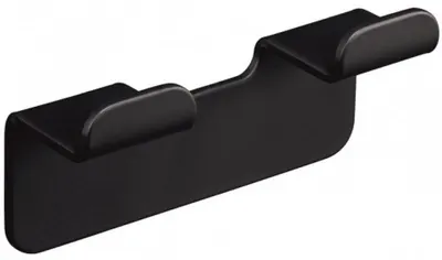 Cuier dublu Inter Ceramic - Elinor, negru