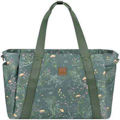 Geanta accesorii pentru carucior Kikka Boo Florence 2025 Secret Garden Verde