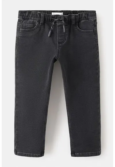 Blugi jogger cu talie ajustabila - Gri inchis