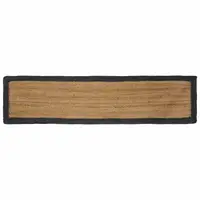 vidaXL Covor de zonă Gri închis 60 x 200 cm Iută
