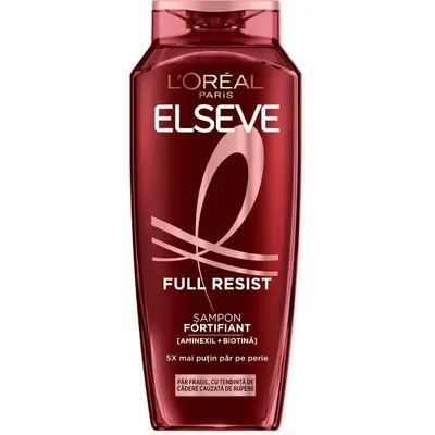 Sampon Fortifiant L'Oreal Elseve Full Resist, pentru Par Fragil cu Tendinta de Cadere, 400 ml