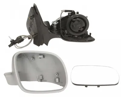 Oglinda dreapta VW POLO intre 1999-2001 manuala, convex, cu carcasa, mica