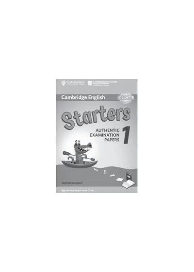 Cambridge English Starters 1 for Revised Exam from 2018 Answer Booklet - Paperback brosat - J. M. Newsome