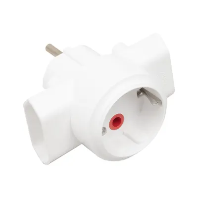 Adaptor 3 Prize 2x priza fara CP Si 1x priza cu CP