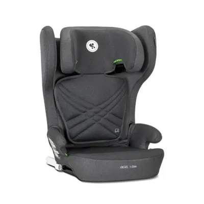Scaun auto, Lorelli Rigel, I-Size, Isofix, pliabil pentru depozitare usoara, tetiera reglabila, 100-150 cm, Grey