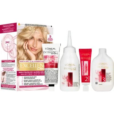 L’Oréal Paris Excellence Creme culoare par culoare 9 Light Natural Blonde 1 buc