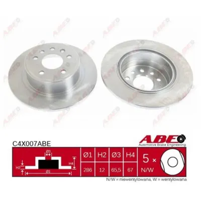 Disc frana ABE C4X007ABE