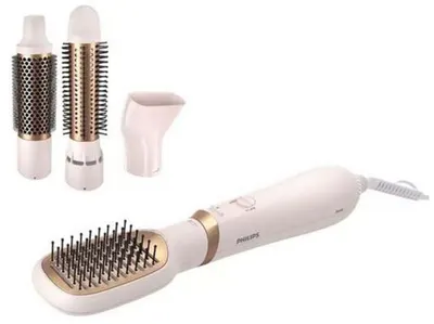 Perie de păr electrică Philips - BHA310/00, 800W, albă