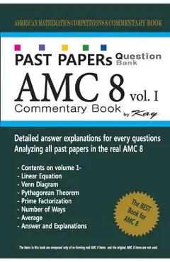 Past Papers Question Bank AMC8 [volume 1]: amc8 math preparation book