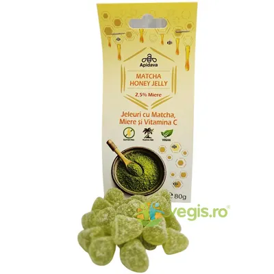 Jeleuri cu Matcha, Miere si Vitamina C 80g