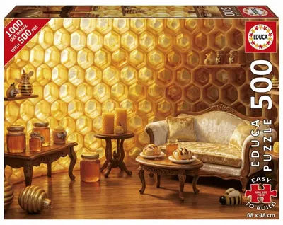 Puzzle Educa de 500 piese - Casa de miere