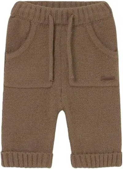 Pantalon lung din tricot Mayoral - Cacao, 1-2 luni