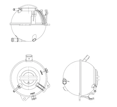 Vas Expansiune Racire Potrivit Audi A3, Q3, Tt; Seat Alhambra, Altea, Altea Xl, Leon, Toledo Iii; Skoda Octavia Ii, Rapid, Superb Ii, Yeti; Vw Beetle, Caddy Iii, Caddy Iii Minivan, Caddy Iv 02.03