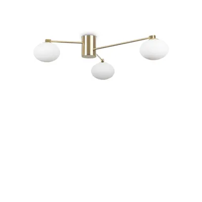 Lampa cu montaj pe tavan Hermes pl3 d90 Auriu