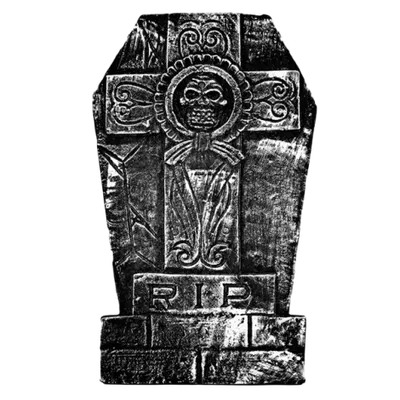 Piatra funerara cruce rip