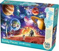 Puzzle Cobble Hill din 350 de piese XXL - Călătorii spațiale