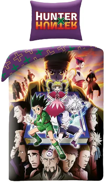 Set lenjerie de pat copii Halantex - Hunter x Hunter